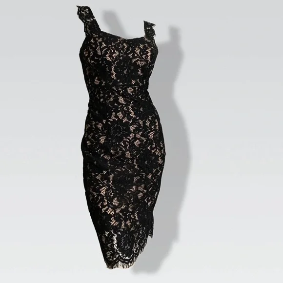 chinese dress ladies 1950s Vintage Black Lace Dress – Vintage Vandalizm
